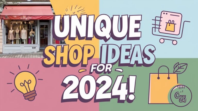 Unique Shop Ideas to Inspire Your Dream Business in 2024